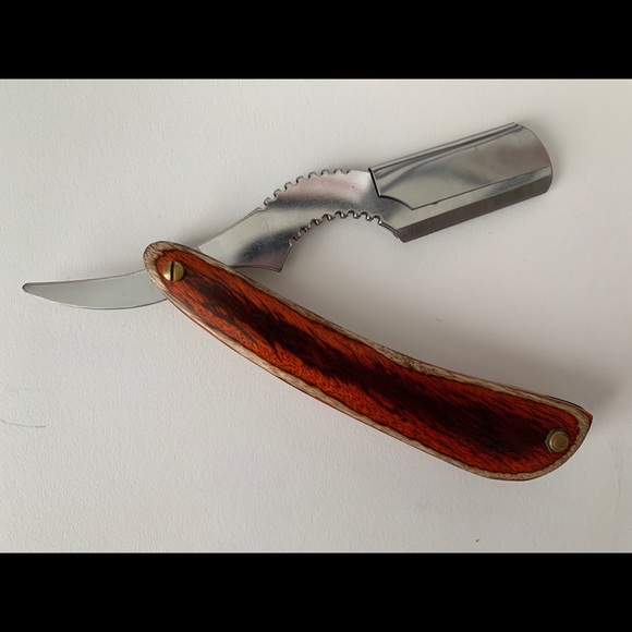 New Wood Handle Pro Straight Razor/ 20 Razors - Picture 3 of 5